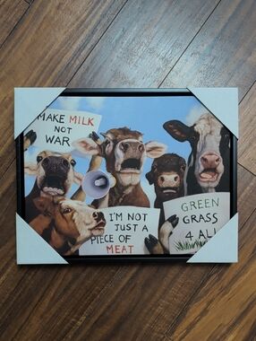 Hobby Lobby Cow Canvas